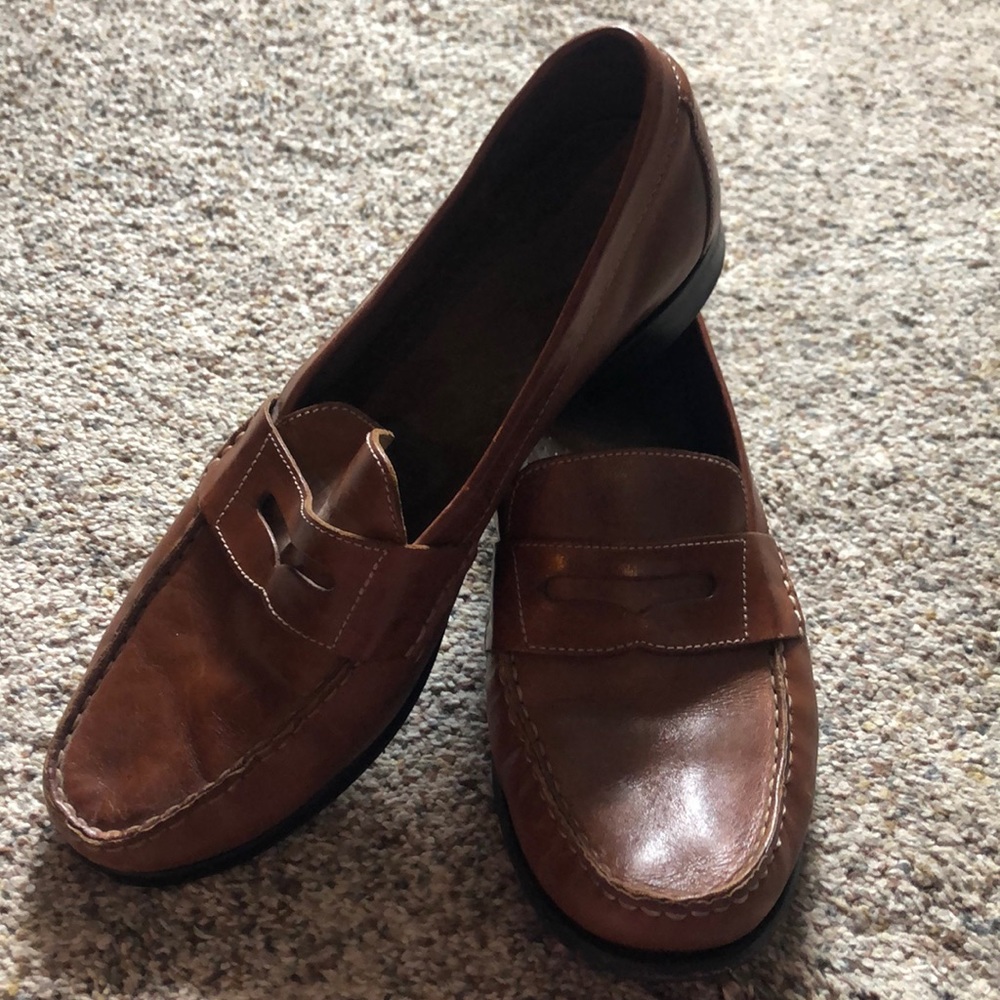 Tan Cole Hahn Loafers